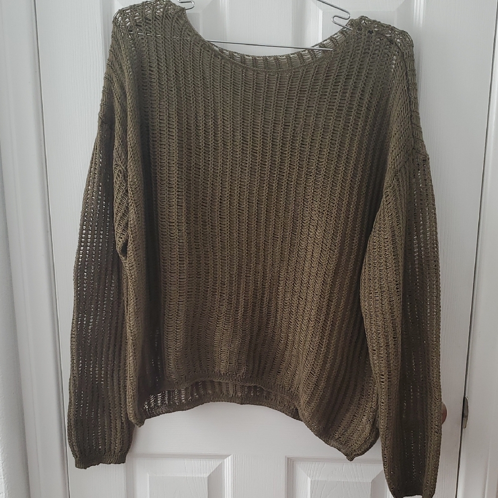DAZY Olive Green Women's Sweater